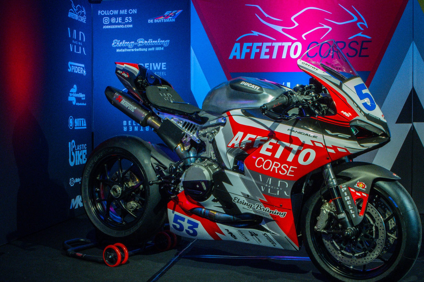 2020 TO 2024 DUCATI PANIGALE V2 PLASTIC BIKE RACE-FAIRINGS TEMPLATE