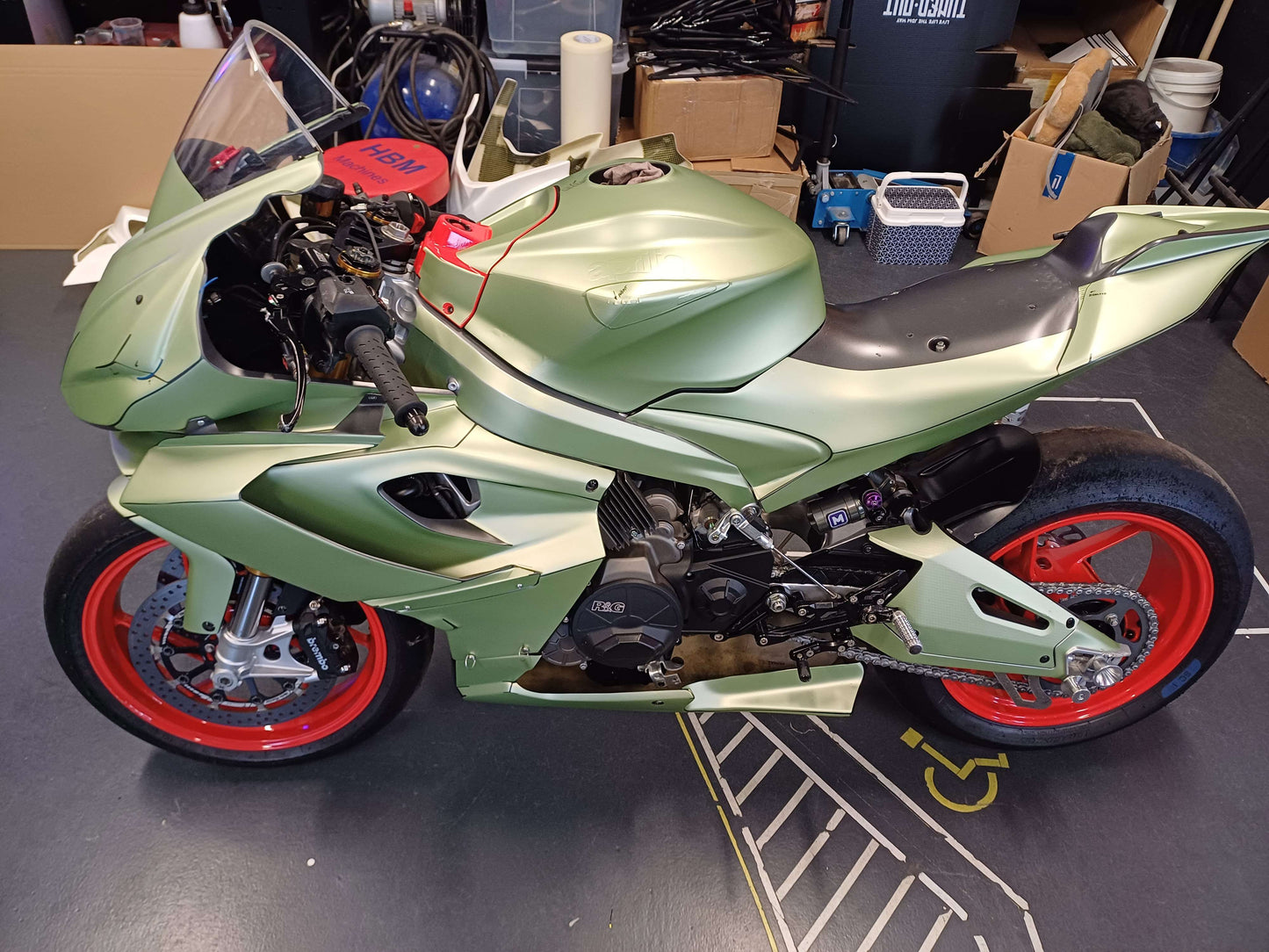 APRILIA RS660 2021 TO 2024 SEBIMOTO RACING-FAIRINGS TEMPLATE