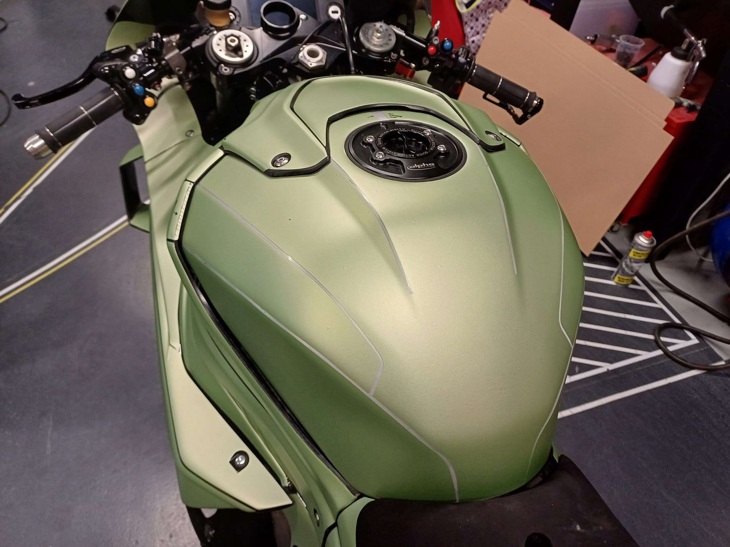 BMW M1000RR 2023 - 2024 ILMBERGER RACING-FAIRINGS TEMPLATE