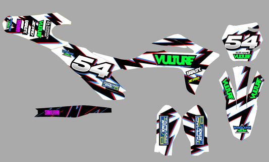GASGAS - CHROMATIC - PRE-MADE DESIGN (GASGAS MC450F, MC350F, MC250F 2021, 2022 & 2023)