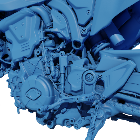 DUCATI 698 HYPERMOTARD MONO 2024 3D SCAN (.OBJ & .STL)