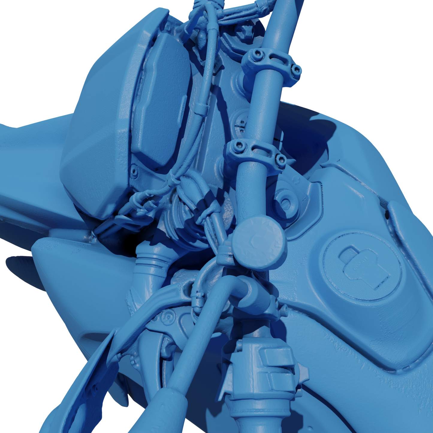 DUCATI 698 HYPERMOTARD MONO 2024 3D SCAN (.OBJ & .STL)