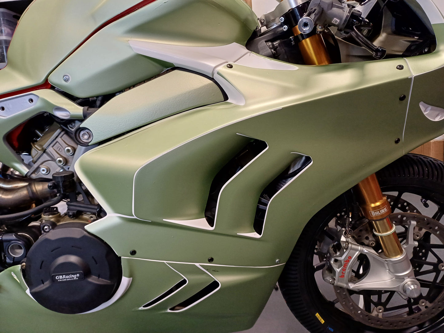 2023 TO 2024 DUCATI PANIGALE V4/S/R PLASTIC BIKE RACE-FAIRINGS TEMPLATE