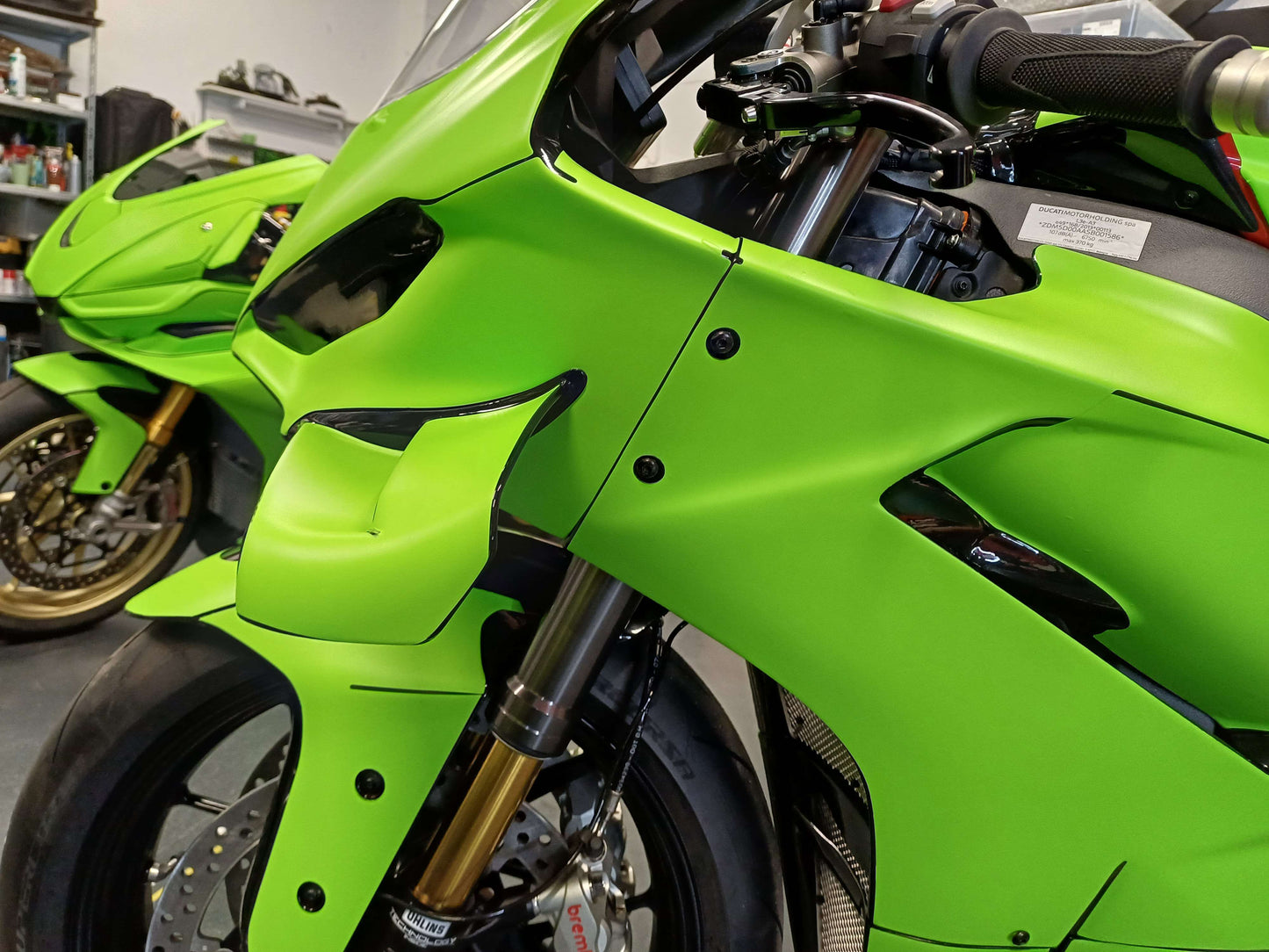 2025 DUCATI PANIGALE V4 / V4S PLASTIC BIKE RACE-FAIRINGS TEMPLATE