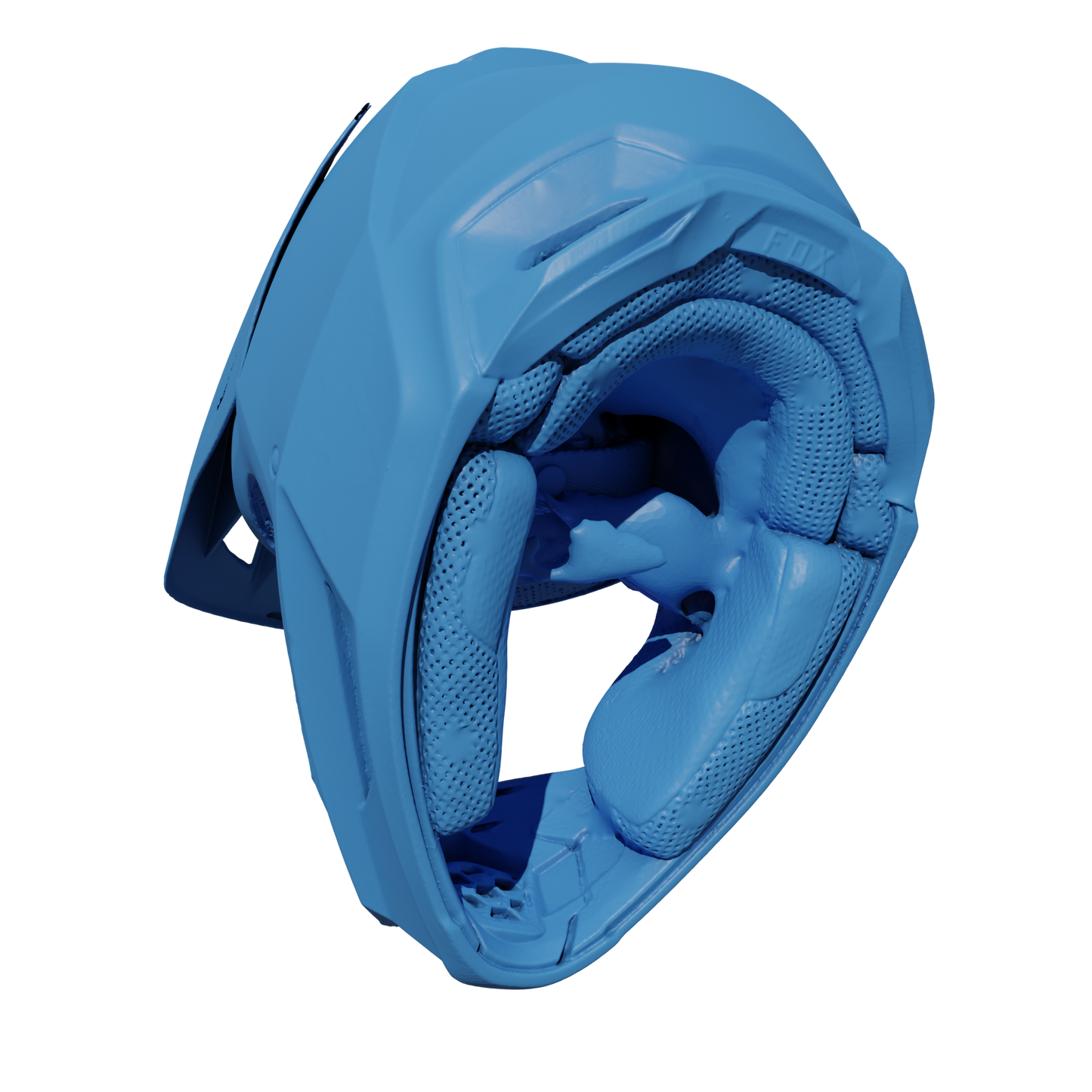 FOX V2 YOUTH MEDIUM INCLUDING VISOR (SEPARATE) 3D SCAN (.OBJ AND .STL)