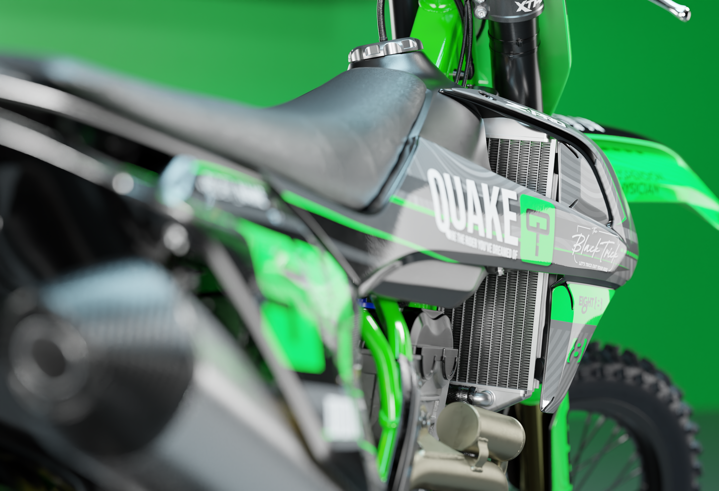 KTM - GREEN STUFF - PRE-MADE DESIGN (KTM - SX - SXF 2016 - 2017 - 2018)