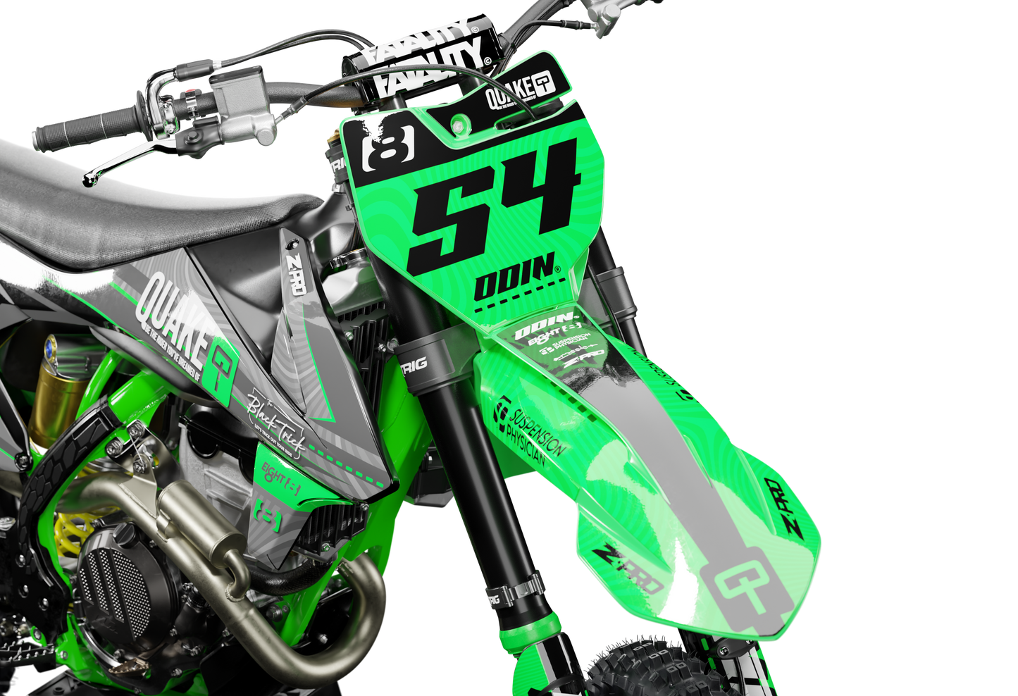 KTM - GREEN STUFF - PRE-MADE DESIGN (KTM - SX - SXF 2016 - 2017 - 2018)