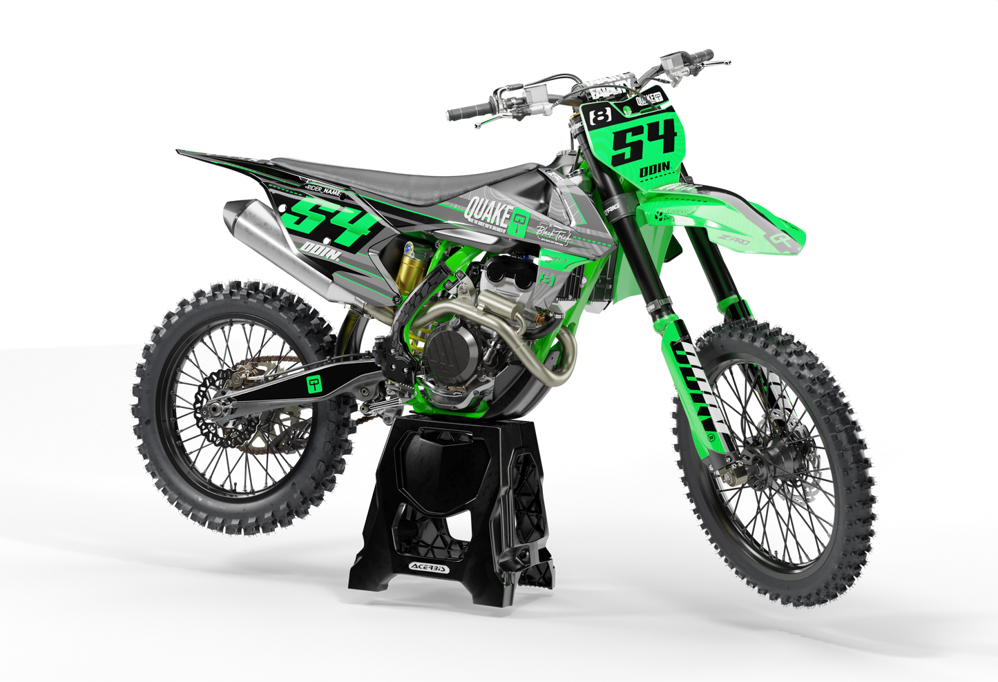 KTM - GREEN STUFF - PRE-MADE DESIGN (KTM - SX - SXF 2016 - 2017 - 2018)