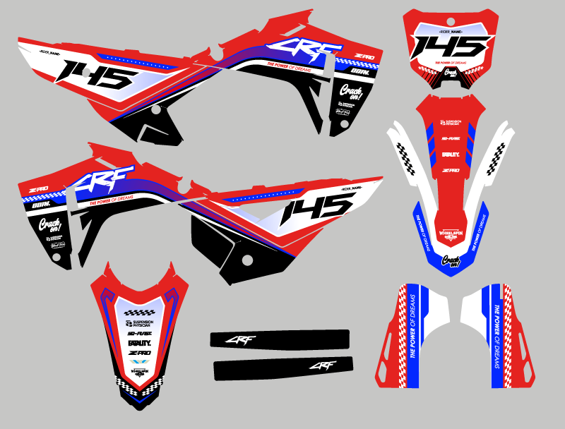 HONDA - ENDGAME - PRE-MADE DESIGN (HONDA CRF450R 2025)