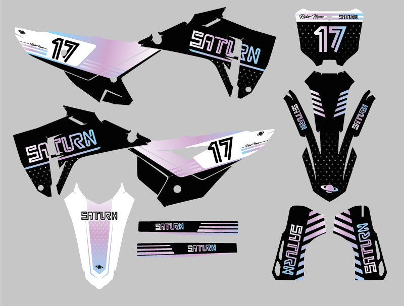 HONDA - SATURN - PRE-MADE DESIGN (HONDA CRF450R 2025)