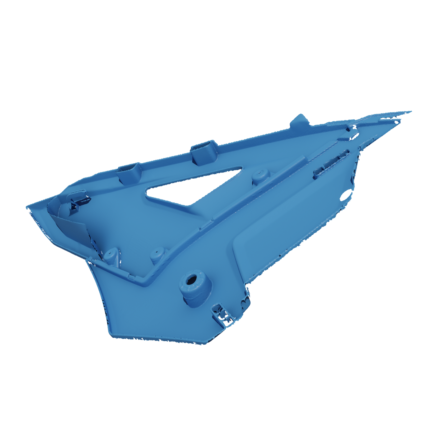 HONDA CRF450 2025 LEFT NUMBERPLATE 3D SCAN (.OBJ & .STL)