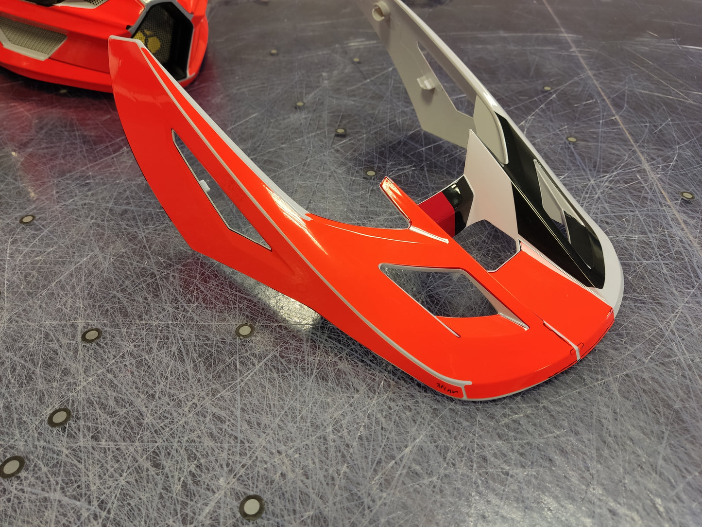 FOX V2 RKANE MEDIUM HELMET TEMPLATE