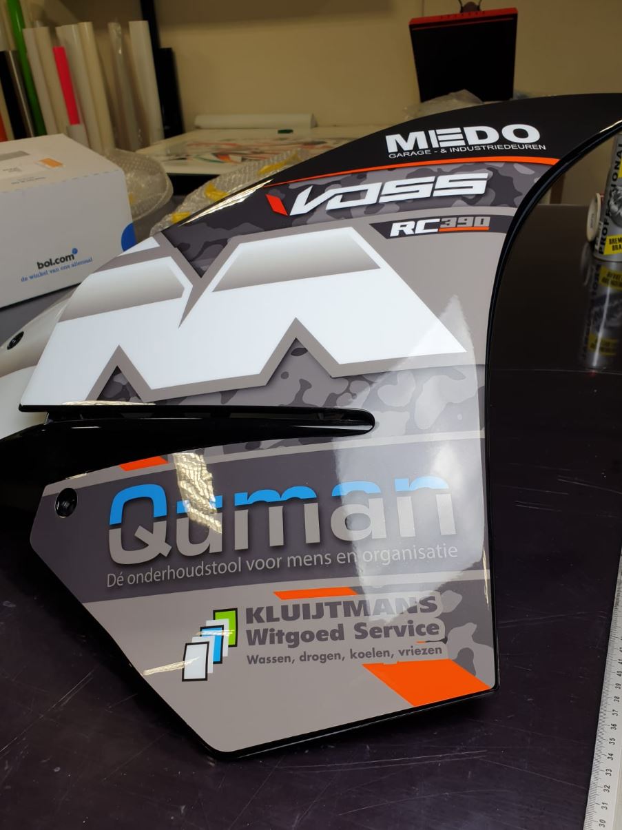 KTM RC125 - RC200 - RC250 - RC390 2014 - 2015 - 2016 - 2017 - 2018 - 2019 RACING FAIRINGS TEMPLATE