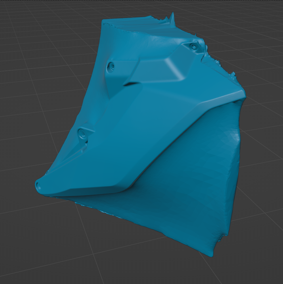 KTM SXF450 2023 LEFT NUMBERPLATE 3D SCAN (.OBJ & .BLEND)