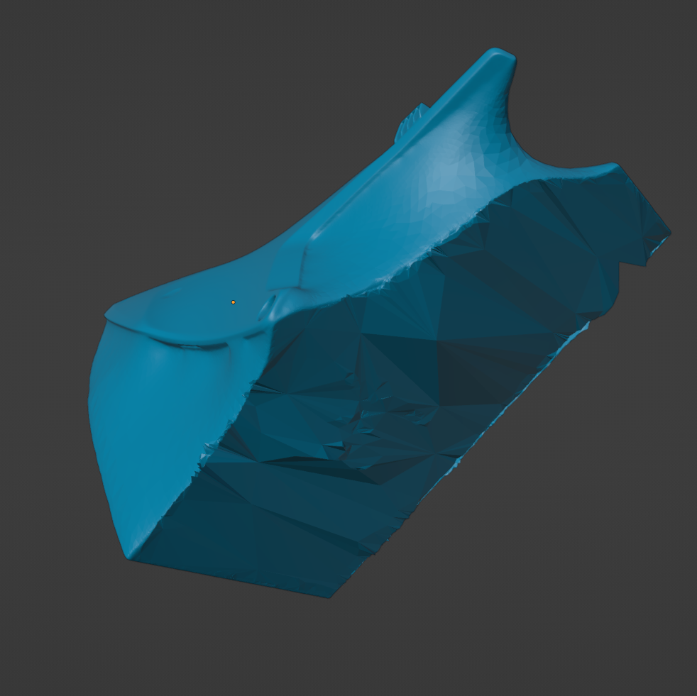 KTM SXF450 2023 RIGHT NUMBERPLATE 3D SCAN (.Blend, .OBJ & .STL)