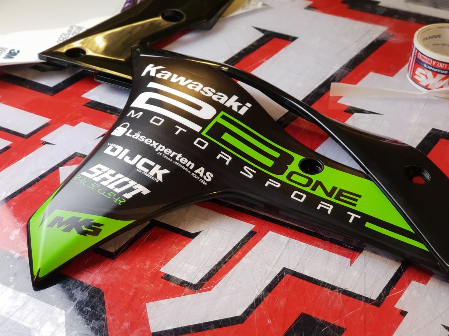 KAWASAKI KX250F 2017, 2018, 2019 & 2020 TEMPLATE