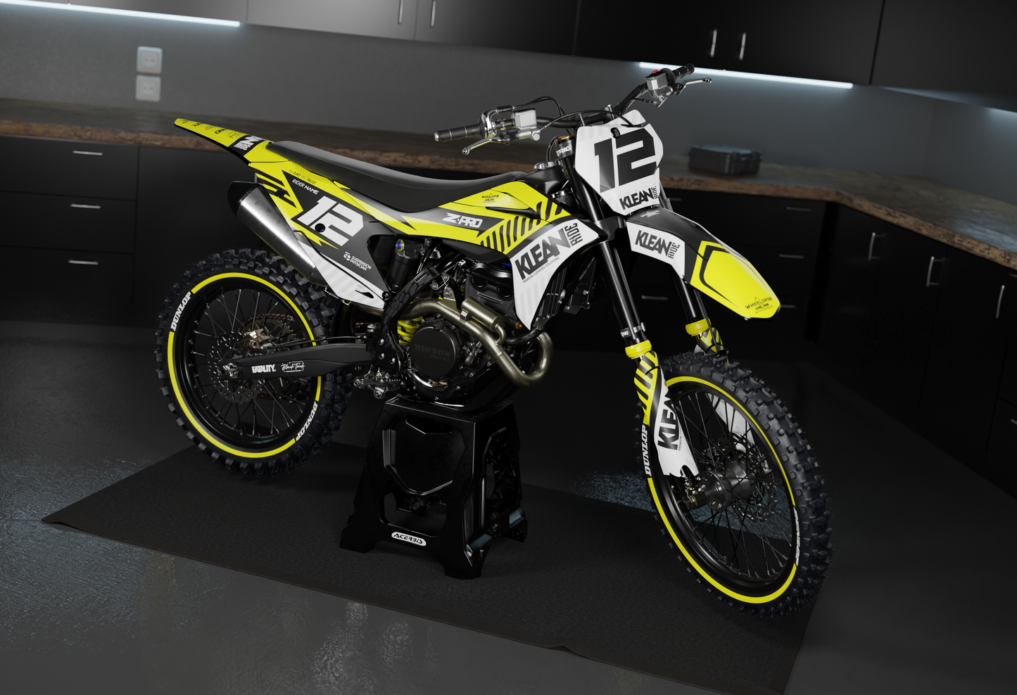 GASGAS - KLEAN - PRE-MADE DESIGN (GASGAS MC450F, MC350F, MC250F 2021, 2022 & 2023)