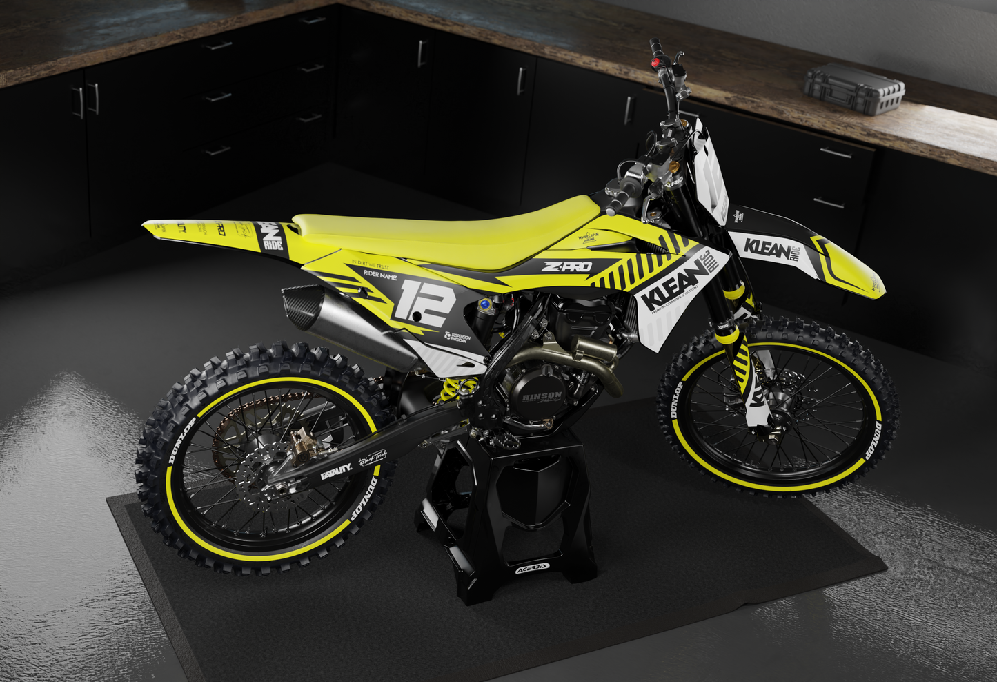 GASGAS - KLEAN - PRE-MADE DESIGN (GASGAS MC450F, MC350F, MC250F 2021, 2022 & 2023)