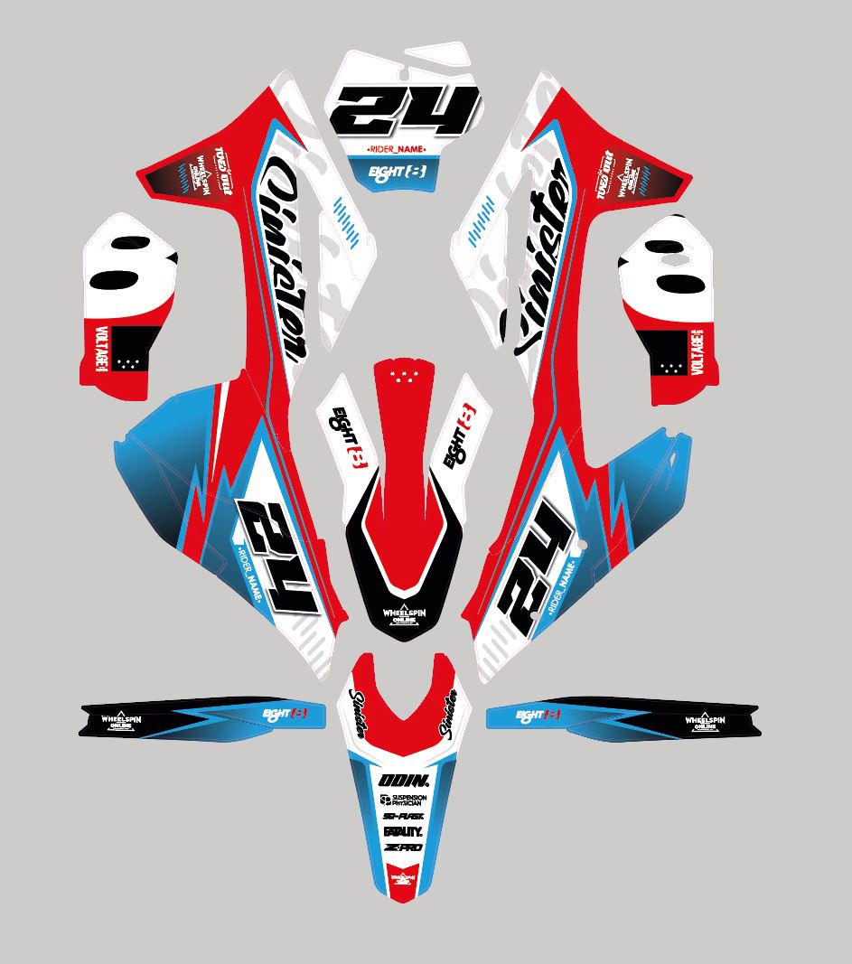 GASGAS - SOLITUDE - PRE-MADE DESIGN (GASGAS MC450F, MC350F, MC250F 2021, 2022 & 2023)