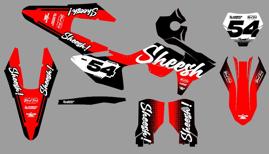 GASGAS - SHEESH - PRE-MADE DESIGN (GASGAS MC450F, MC350F, MC250F 2024)