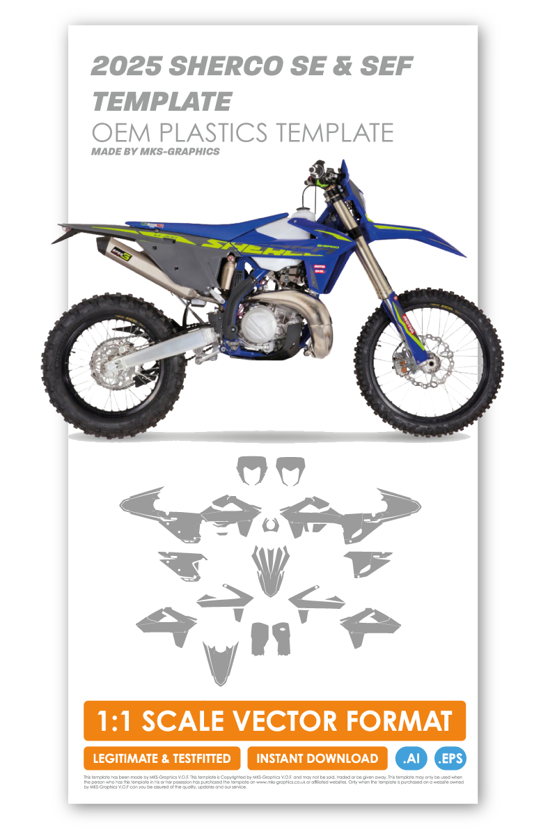 SHERCO SE & SEF 2025 TEMPLATE (OEM PLASTICS)