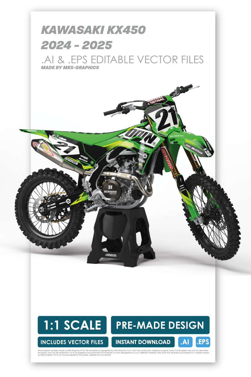 KAWASAKI - VOID - PRE-MADE DESIGN (KAWASAKI KX450 2024 - 2025)