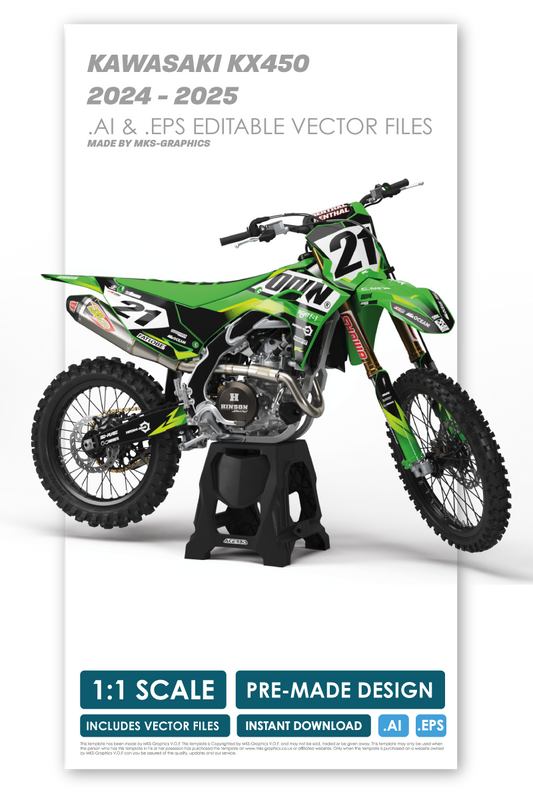 KAWASAKI - VOID - PRE-MADE DESIGN (KAWASAKI KX450 2024 - 2025)