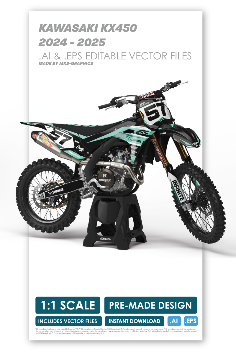 KAWASAKI - RAPID - PRE-MADE DESIGN (KAWASAKI KX450 2024-2025)