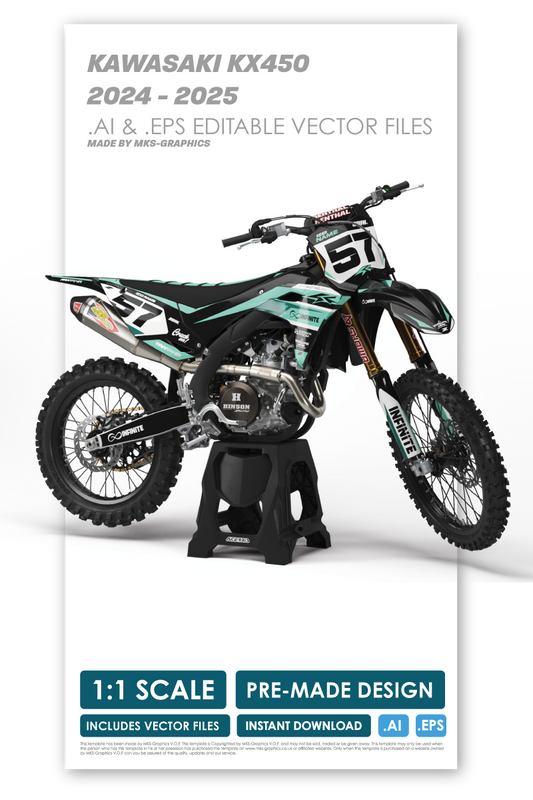 KAWASAKI - RAPID - PRE-MADE DESIGN (KAWASAKI KX450 2024-2025)