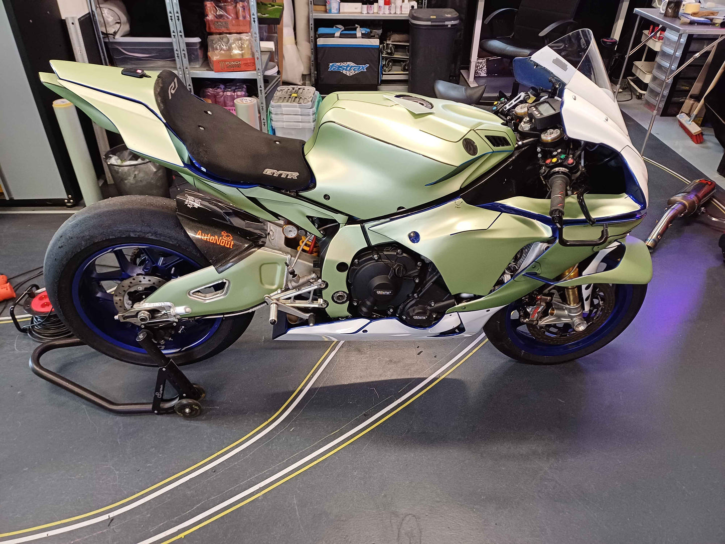 YAMAHA R1 2020, 2021, 2022 GYTR RACING FAIRINGS WITH GYTR WINGS AND YART TANKCOVER TEMPLATE (ALSO FITS 2023, 2024 AND 2025!)