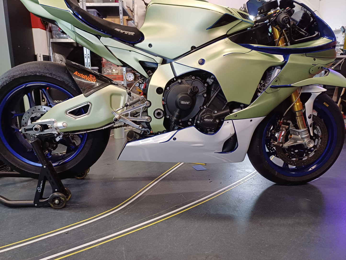 YAMAHA R1 2020, 2021, 2022 GYTR RACING FAIRINGS WITH GYTR WINGS AND YART TANKCOVER TEMPLATE (ALSO FITS 2023, 2024 AND 2025!)