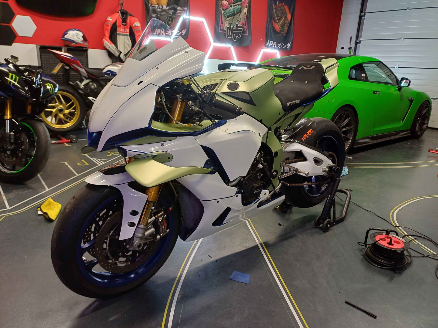 YAMAHA R1 2020, 2021, 2022 GYTR RACING FAIRINGS WITH GYTR WINGS AND YART TANKCOVER TEMPLATE (ALSO FITS 2023, 2024 AND 2025!)