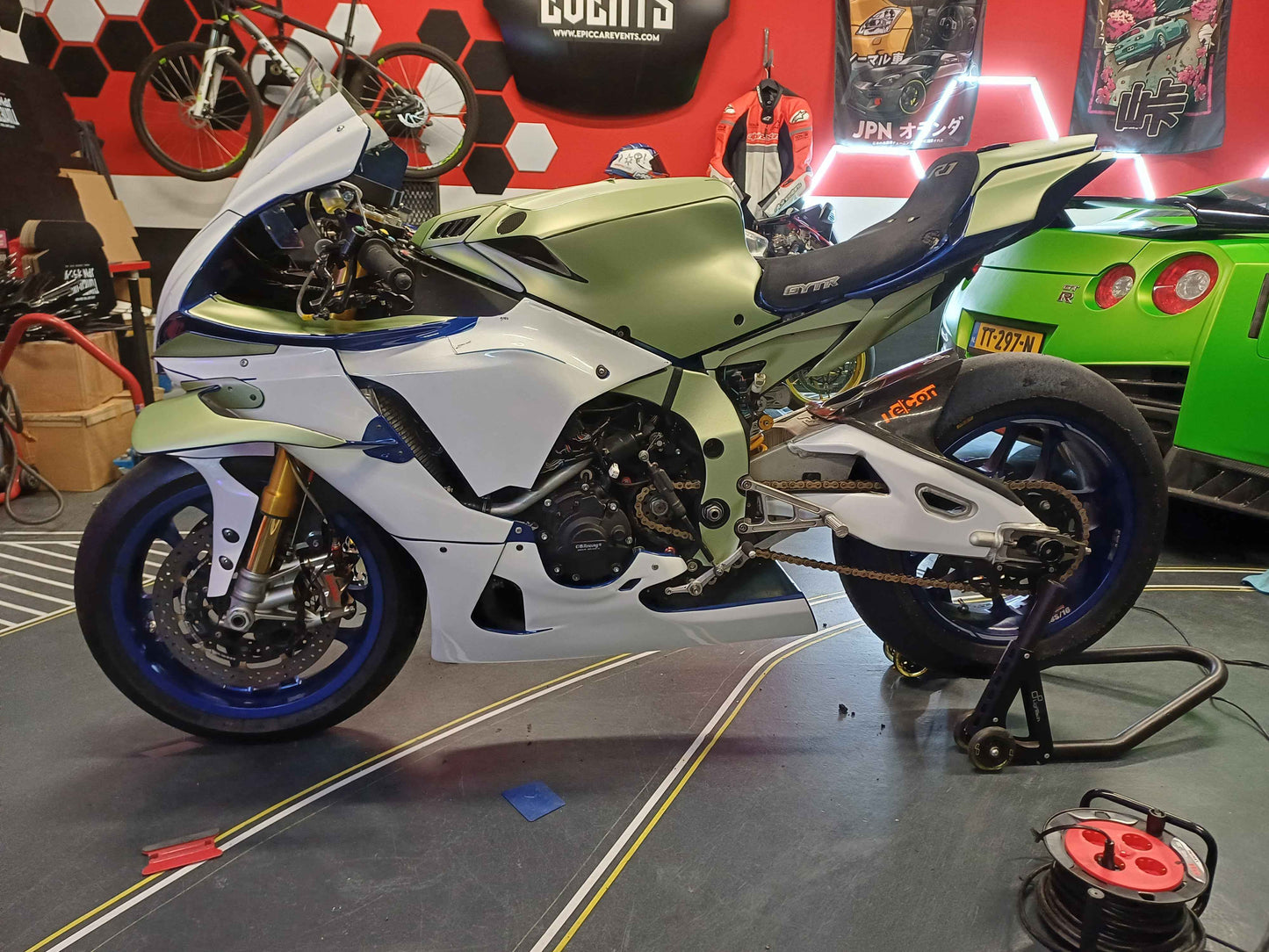 YAMAHA R1 2020, 2021, 2022 GYTR RACING FAIRINGS WITH GYTR WINGS AND YART TANKCOVER TEMPLATE (ALSO FITS 2023, 2024 AND 2025!)