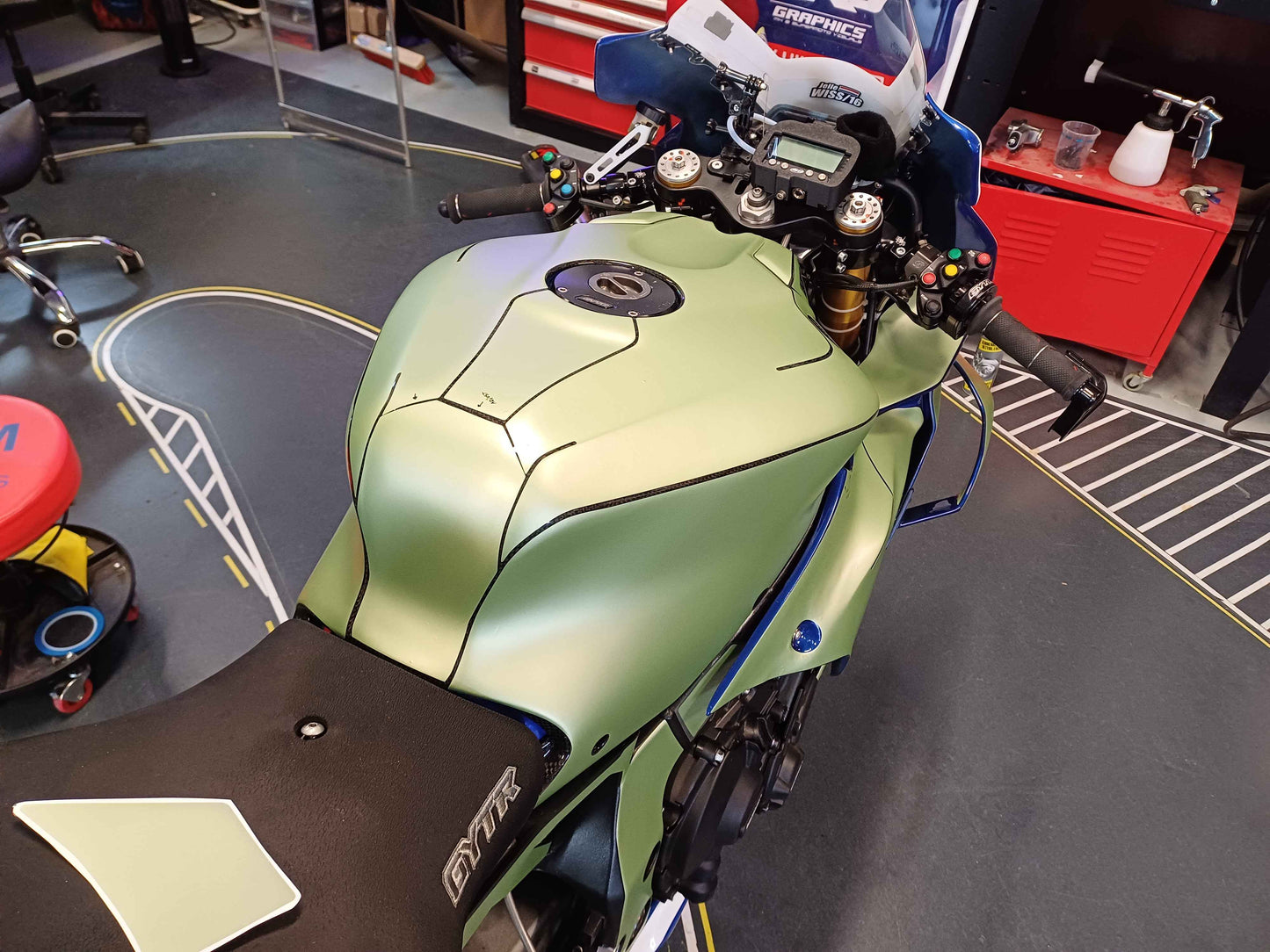 YAMAHA R1 2020, 2021, 2022 GYTR RACING FAIRINGS WITH GYTR WINGS AND YART TANKCOVER TEMPLATE (ALSO FITS 2023, 2024 AND 2025!)