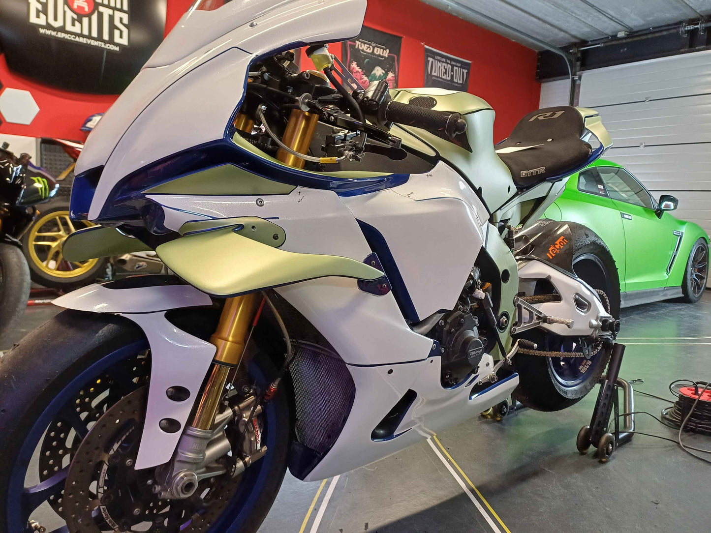 YAMAHA R1 2020, 2021, 2022 GYTR RACING FAIRINGS WITH GYTR WINGS AND YART TANKCOVER TEMPLATE (ALSO FITS 2023, 2024 AND 2025!)
