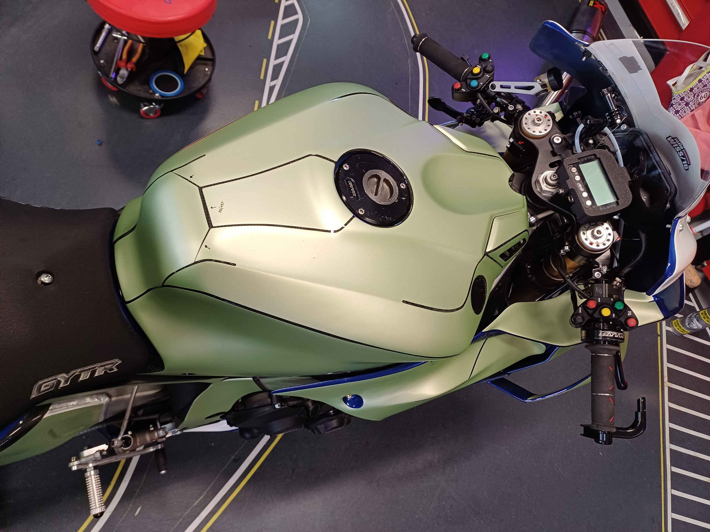 YAMAHA R1 2020, 2021, 2022 GYTR RACING FAIRINGS WITH GYTR WINGS AND YART TANKCOVER TEMPLATE (ALSO FITS 2023, 2024 AND 2025!)