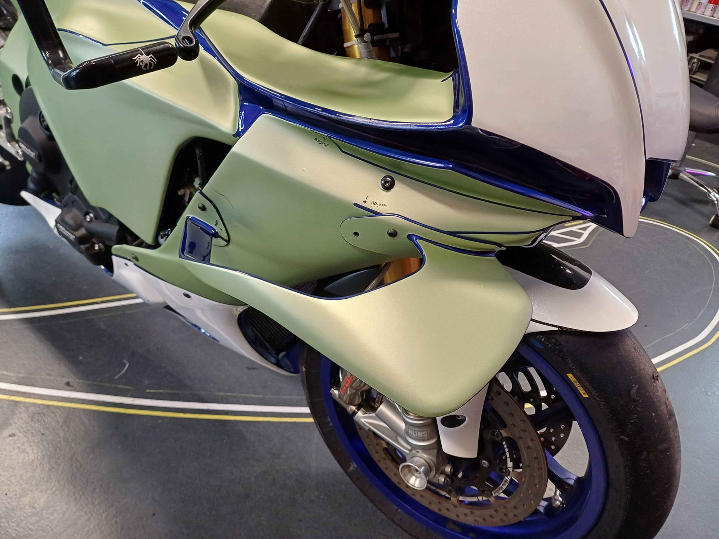 YAMAHA R1 2020, 2021, 2022 GYTR RACING FAIRINGS WITH GYTR WINGS AND YART TANKCOVER TEMPLATE (ALSO FITS 2023, 2024 AND 2025!)