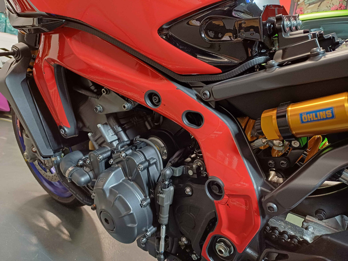 YAMAHA MT-09 (SP) 2024 OEM FAIRINGS TEMPLATE