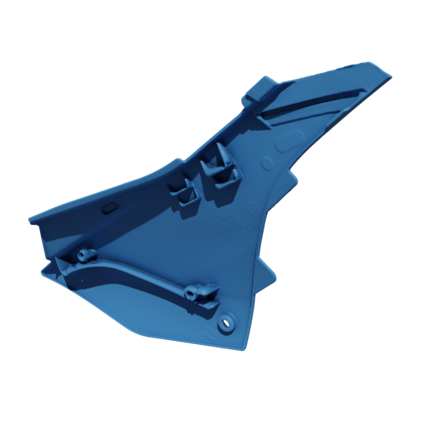 YAMAHA YZ125/250 2022 TO 2025 LEFT NUMBERPLATE 3D SCAN (.OBJ & .STL)