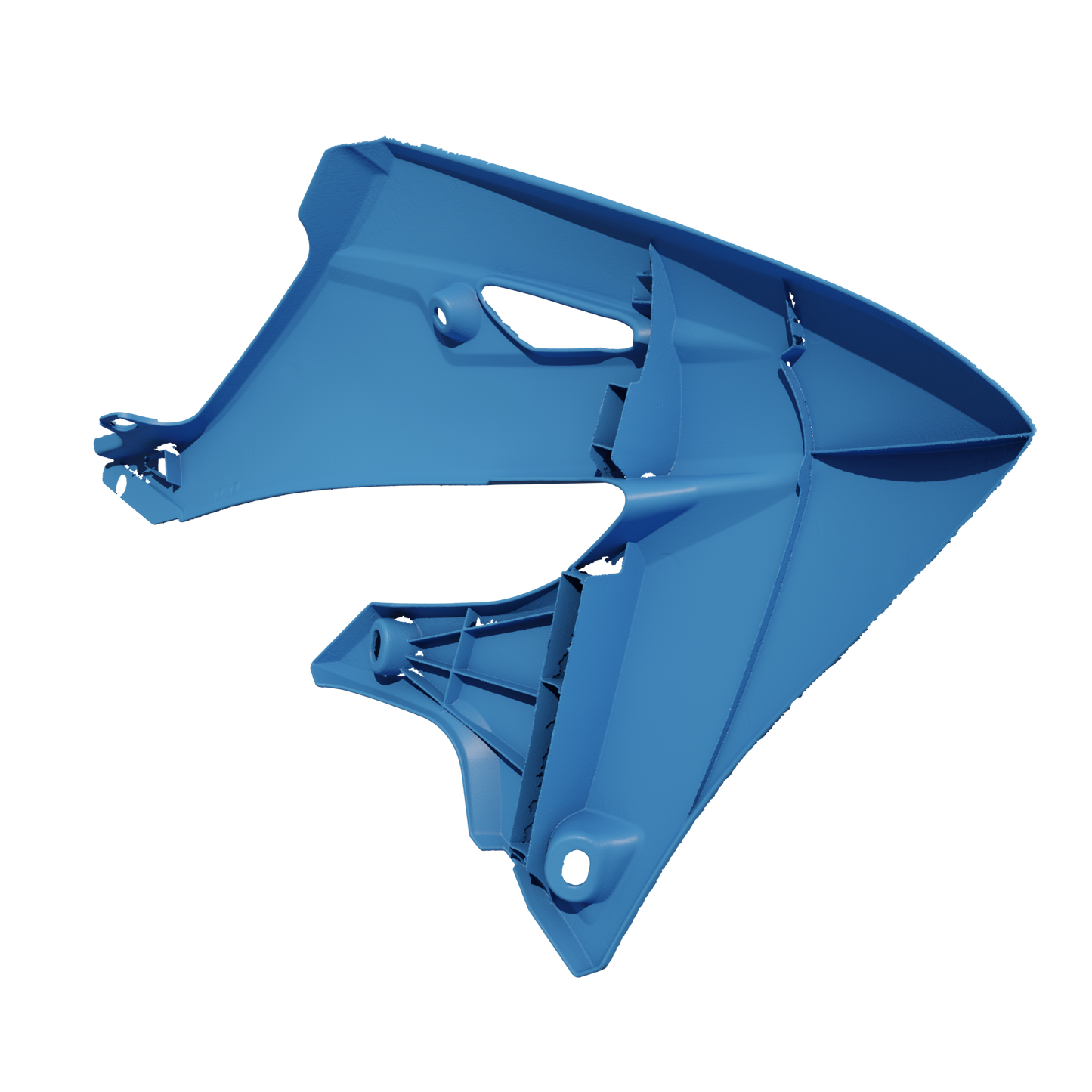 YAMAHA YZ125/250 2022 TO 2025 LEFT RADIATOR SHROUD 3D SCAN (.OBJ & .STL)