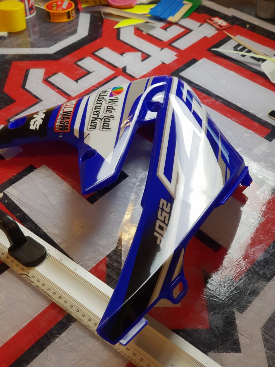 YAMAHA YZ450F 2018 - 2019 - 2020 - 2021 - 2022 TEMPLATE (POLISPORT PLASTICS)