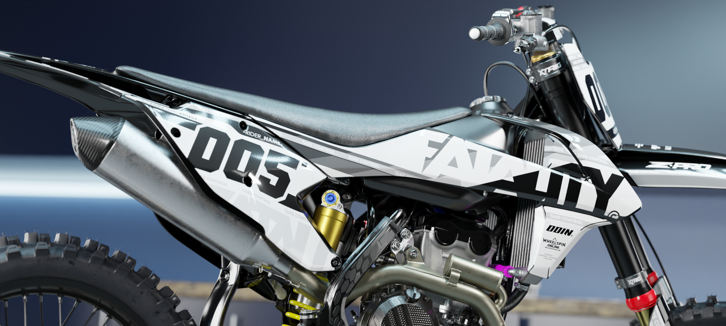 KTM - NOIR - PRE-MADE DESIGN (KTM - SX - SXF 2016 - 2017 - 2018)