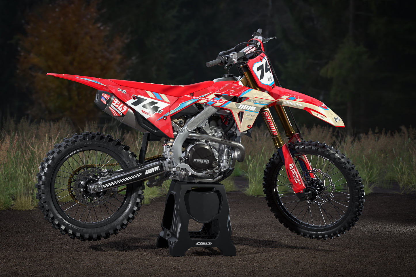 HONDA - LAGOON - PRE-MADE DESIGN (HONDA CRF450R 2021 - 2022 - 2023 - 2024)