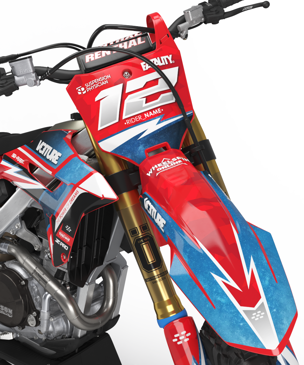 HONDA - LITE - PRE-MADE DESIGN (HONDA CRF450R 2021 - 2022 - 2023 - 2024)