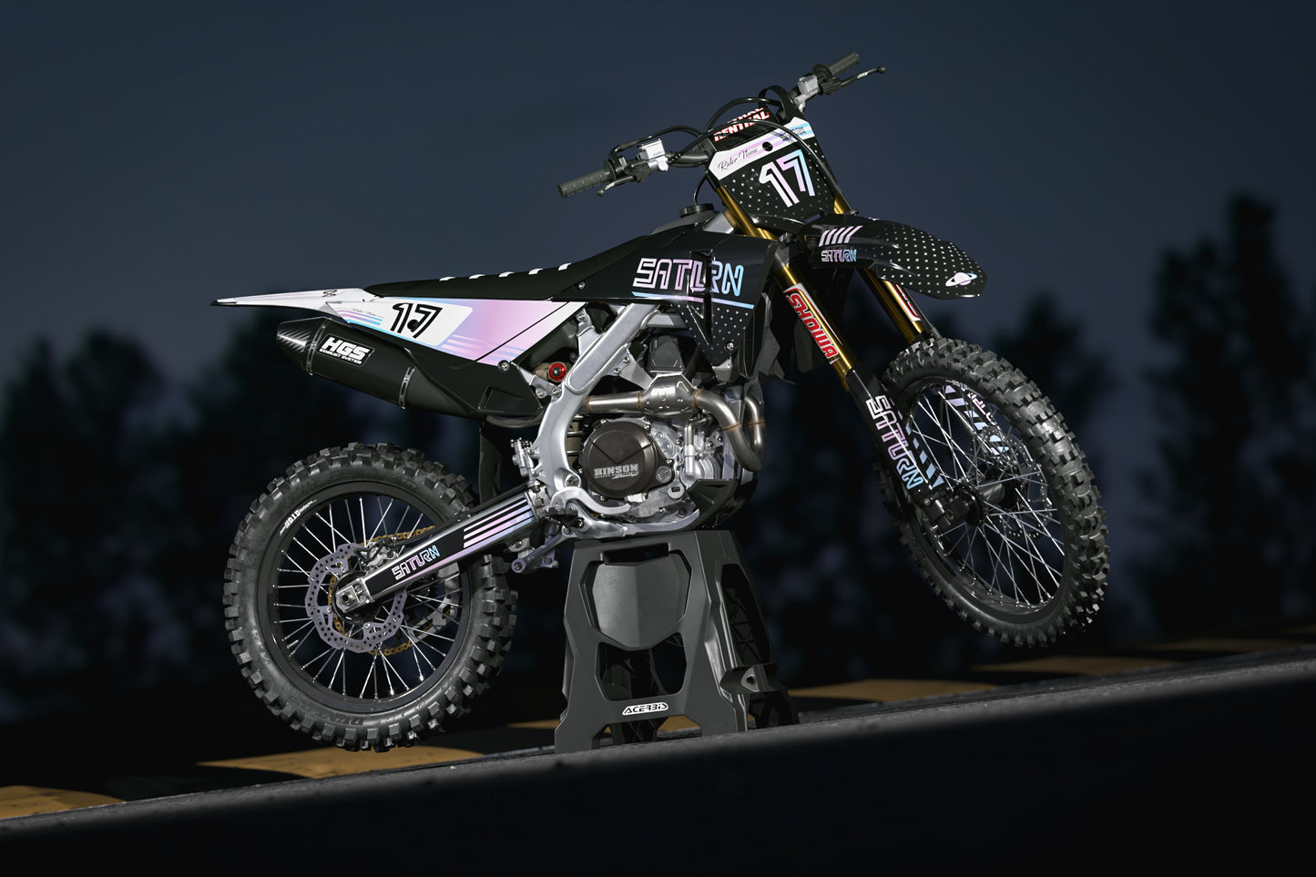 HONDA - SATURN - PRE-MADE DESIGN (HONDA CRF450R 2025)