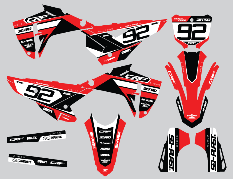 HONDA - TERMINAL - PRE-MADE DESIGN (HONDA CRF450R 2025)