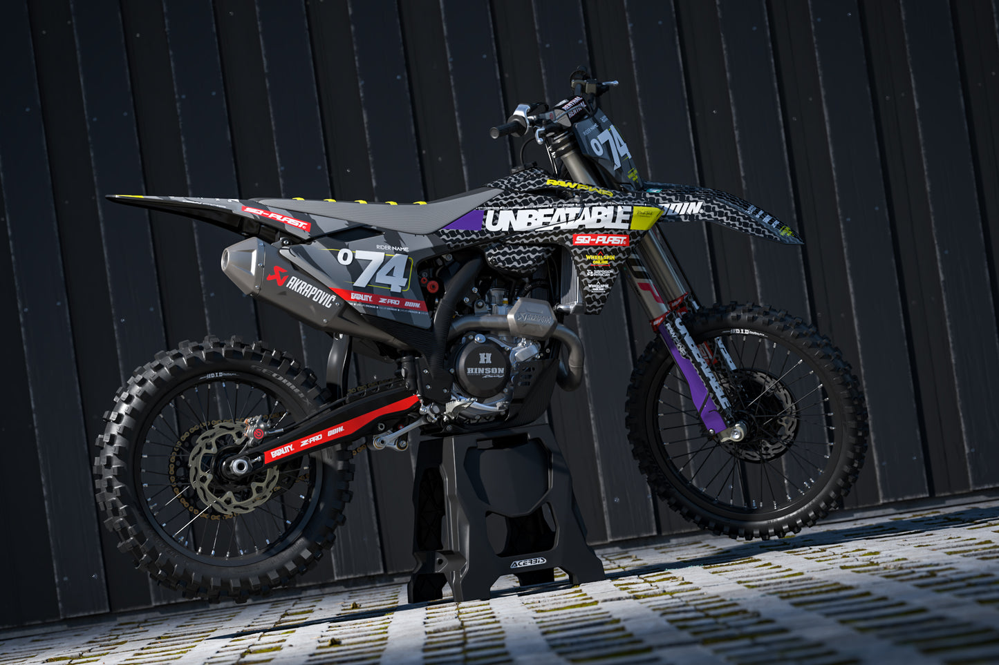 GASGAS - UNBEATABLE - PRE-MADE DESIGN (GASGAS MC450F, MC350F, MC250F 2024)