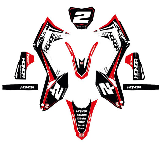 HONDA - LIGHTNING 1 - PRE-MADE DESIGN (HONDA CRF450R 2017 - 2018 - 2019 - 2020)