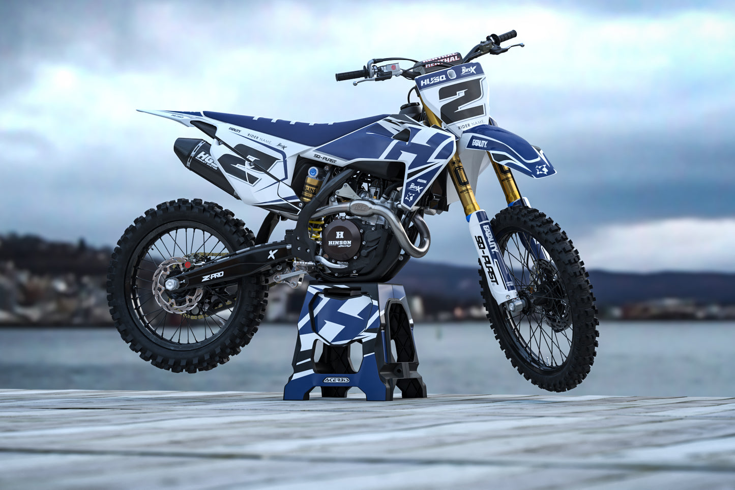 HUSQVARNA - ACE-2 - PRE-MADE DESIGN (HUSQVARNA TC/FC 125+ 2019 - 2020 - 2021)