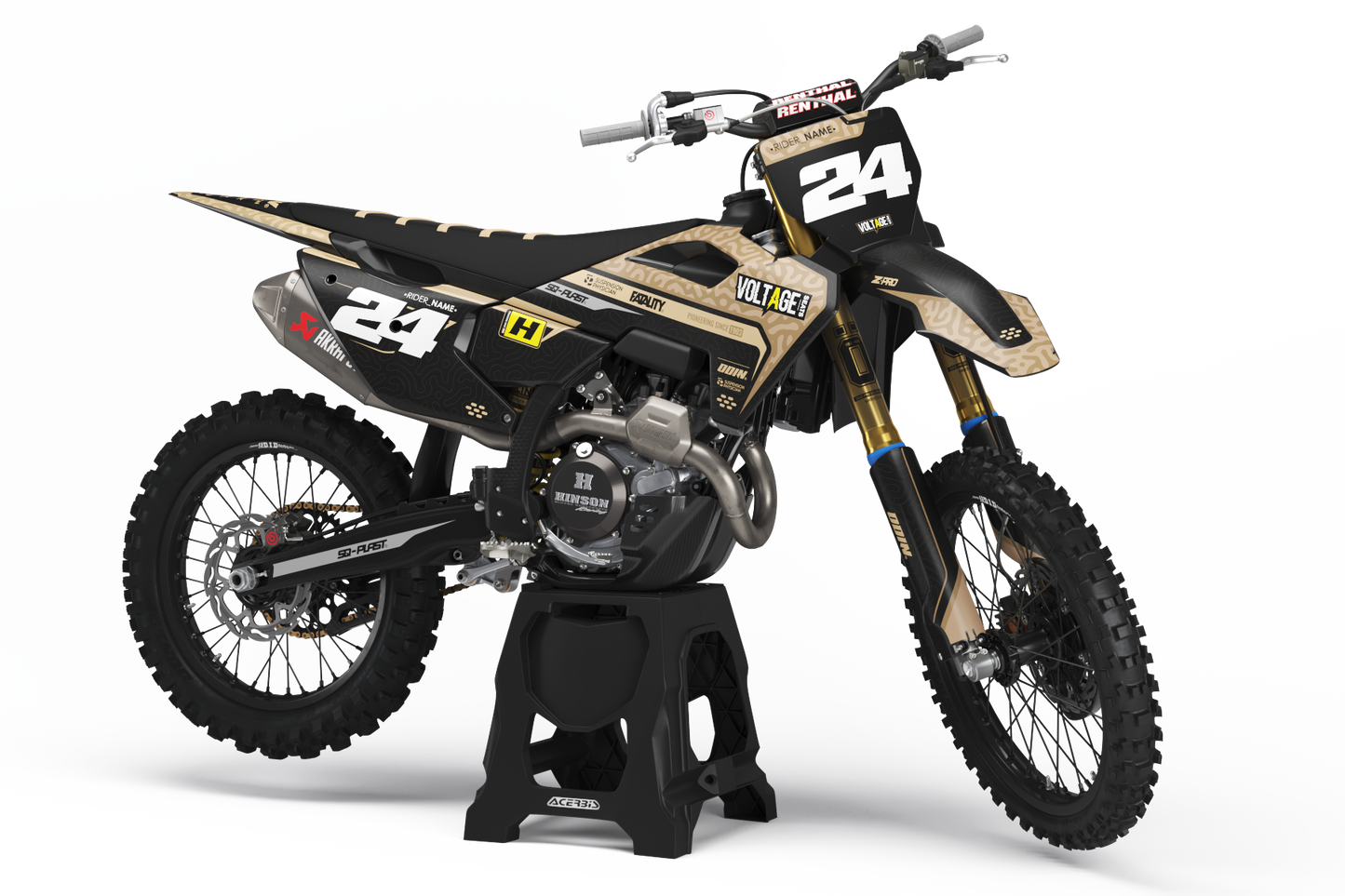 HUSQVARNA - SQUIGGLE - PRE-MADE DESIGN (HUSQVARNA TC/FC 125+ 2019 - 2020 - 2021)